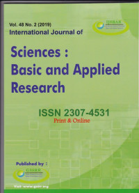 International Journal of Sciences : Basic and Applied Research ( IJSBAR) ( Jurnal Vol 48 no 2 2019)