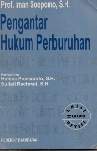 PEGANTAR HUKUM PERBURUHAN
