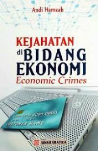 Kejahatan di Bidang Ekonomi Economic crimes