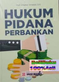 Hukum Pidana  Perbankan