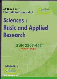 International Journal of Sciences : Basic and Applied Research ( IJSBAR) (Jurnal Vol. 32 No.3 2017)