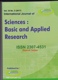 International Journal of Sciences : Basic and Applied Research ( IJSBAR) (Jurnal Vol. 34 No.2 2017)