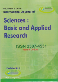 International Journal of Sciences : Basic and Applied Research ( IJSBAR) ( Jurnal Vol 50 No 2 2020)