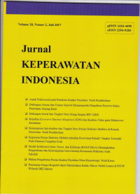 Jurnal Keperawatan Indonesia JKI (Jurnal Vol.20 No.2 Tahun 2017)
