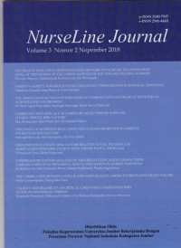 Nurseline Journal (Jurnal Vol.3 No.2 2018)