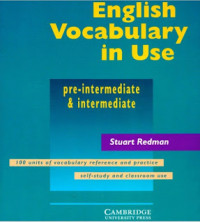 English Vocabulary in use Pre- Intermediate & Intermediate