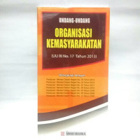 Undang-Undang  Organisasi Kemasyarakatan (UU RI No. 17 Thn. 2013)