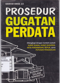 Prosedur Gugatan Perdata