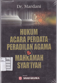 HUKUM ACARA PERDATA PERADILAN AGAMA & MAHKAMAH SYARIAH