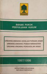 Bahan Pokok Penyuluhan Hukum