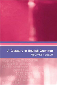 A. Glossary of English Grammar