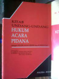 Kitab Undang-undang Hukum acara Pidana