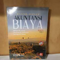 Dasar-dasar Akuntansi Biaya Buku 1 Edisi 4