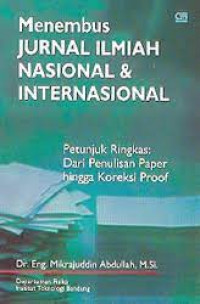 Menembus Jurnal Ilmiah Nasional & internasional