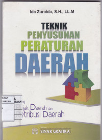 Teknik Penyusunan Peraturan Daerah tentang pajak daerah dan retribusi daerah