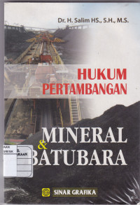 HUKUM PERTAMBANGAN MINERAL & BATUBARA