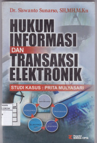 HUKUM INFORMASI DAN TRANSAKSI ELEKTRONIK