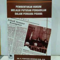 PEMBENTUKAN HUKUM MELALUI PUTUSAN PENGADILAN DALAM PERKARA PIDANA