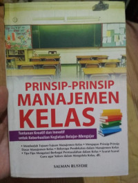 Prinsip- prinsip Manajemen Kelas