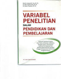 Variabel Penelitian dalam Pendidikan dan Pembelajaran