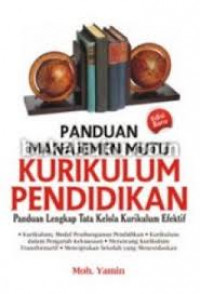 Panduan manajemn Mutu Kurikulum Pendidikan