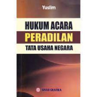 Hukum Acara Peradilan Tata Peradilan Tata Usaha Negara