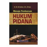 Menuju Pembaruan Hukum Pidana