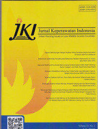 Jurnal Keperawatan Indonesia JKI (Jurnal Volume 2 No. 22 2019)