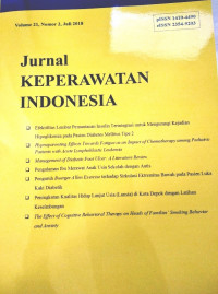 Jurnal Keperawatan Indonesia JKI ( Jurnal Vol.21 No.2 2018)