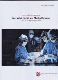 Journal of Health and Medical Science ( Jurnal Vol 1 No1 2018)