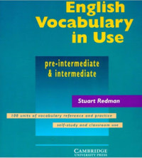 English Vocabulary in use Pre- Intermediate & Intermediate