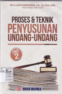 Proses & Teknik Penyusunan Undang-Undang