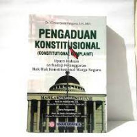 Pengaduan Konstitusional (Contitutional Complaint)