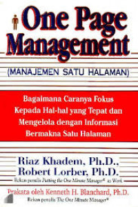 One page management