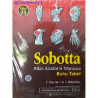 Sobotta Atlas Anatomi Manusia Buku tabel ( edisi 23)
